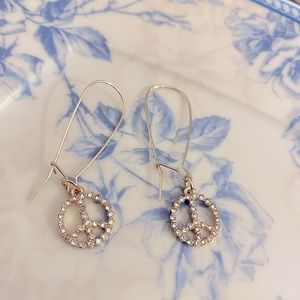 My handmade Peace sign earrings